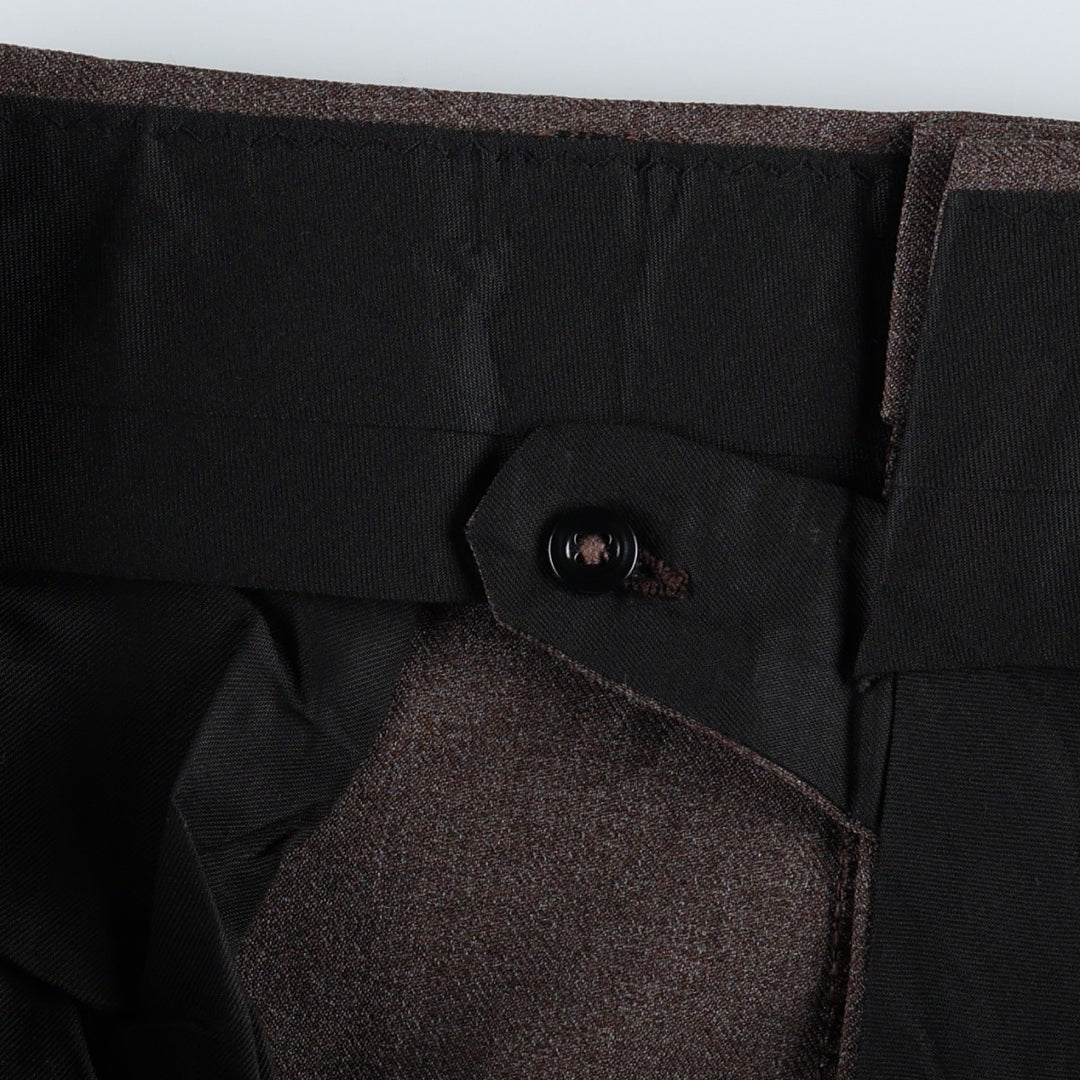 80'S Haggar slacks pants, made in USA, men's size W36 equivalent, vintage. unclear brown type Vintage Second Hand