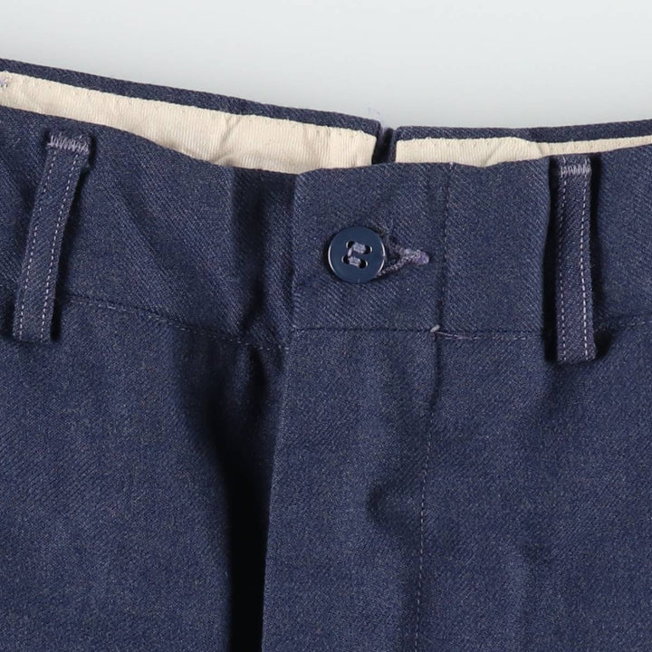 Military dress pants, slacks, men's size W30 equivalent, vintage. unclear Navy blue Vintage Second Hand