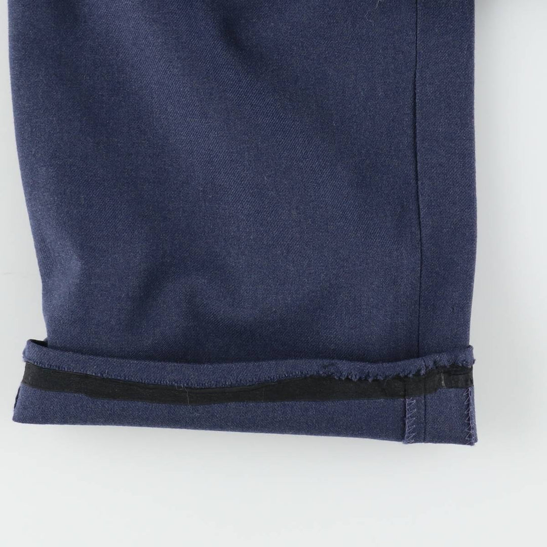 Military dress pants, slacks, men's size W30 equivalent, vintage. unclear Navy blue Vintage Second Hand