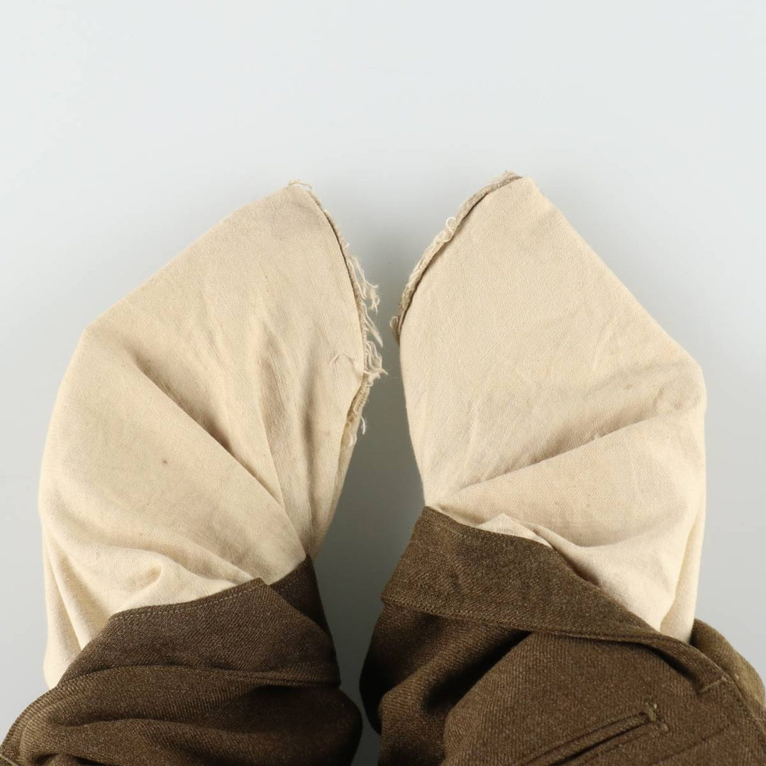 Military dress pants, slacks, men's size W32 (approx.), vintage. unclear Khaki type Vintage Second Hand