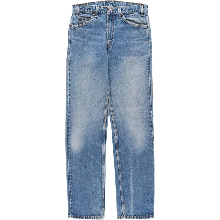 1990'S Levi's 40505-0215 Orange Tab Tapered Denim Pants, Made in USA, Men's Size W31 (approx.), Vintage cotton blue type Vintage Second Hand