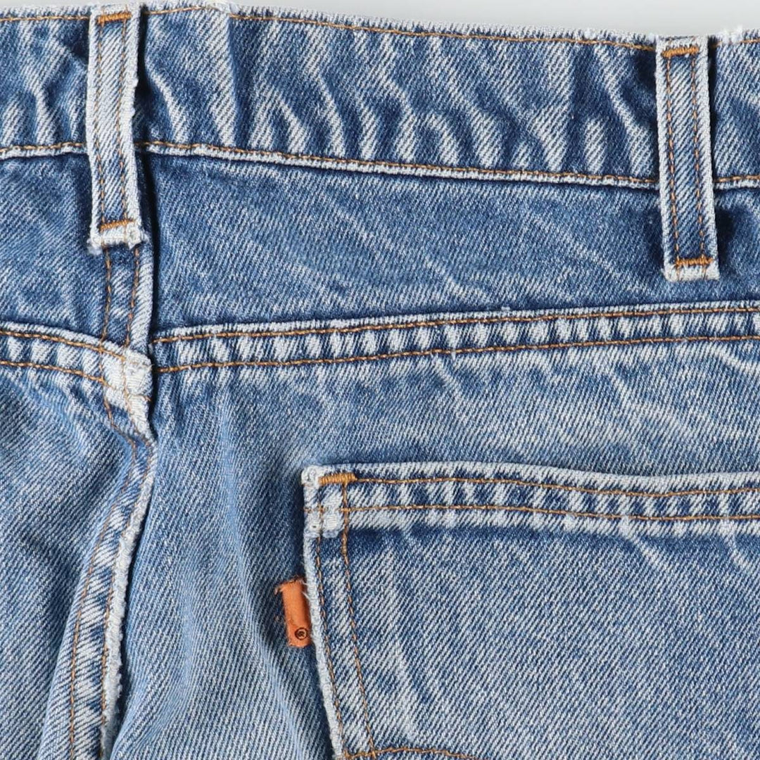 1990'S Levi's 40505-0215 Orange Tab Tapered Denim Pants, Made in USA, Men's Size W31 (approx.), Vintage cotton blue type Vintage Second Hand