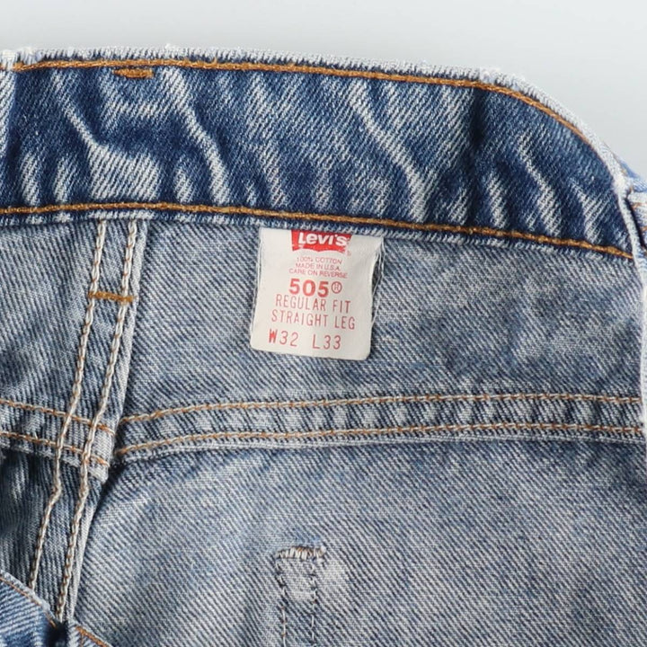 1990'S Levi's 40505-0215 Orange Tab Tapered Denim Pants, Made in USA, Men's Size W31 (approx.), Vintage cotton blue type Vintage Second Hand