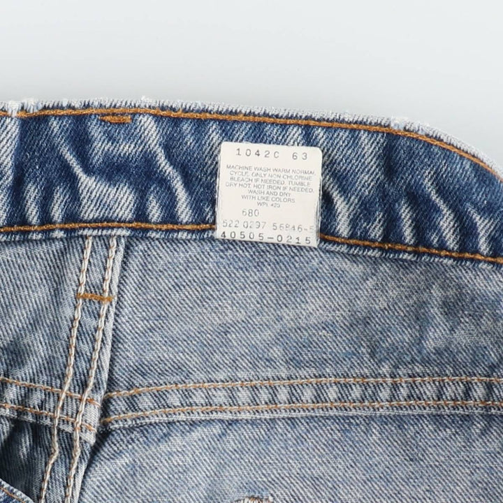 1990'S Levi's 40505-0215 Orange Tab Tapered Denim Pants, Made in USA, Men's Size W31 (approx.), Vintage cotton blue type Vintage Second Hand