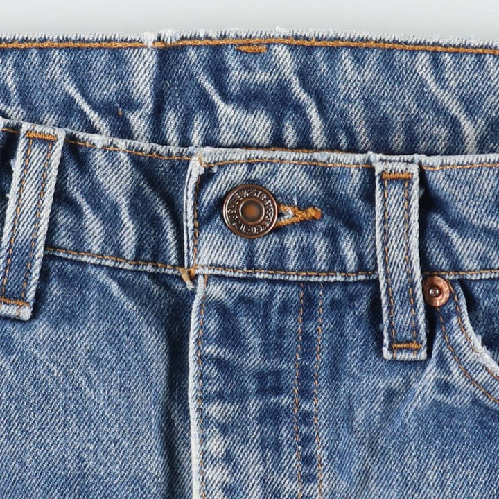 1990'S Levi's 40505-0215 Orange Tab Tapered Denim Pants, Made in USA, Men's Size W31 (approx.), Vintage cotton blue type Vintage Second Hand
