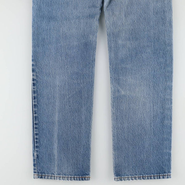 1990'S Levi's 40505-0215 Orange Tab Tapered Denim Pants, Made in USA, Men's Size W31 (approx.), Vintage cotton blue type Vintage Second Hand