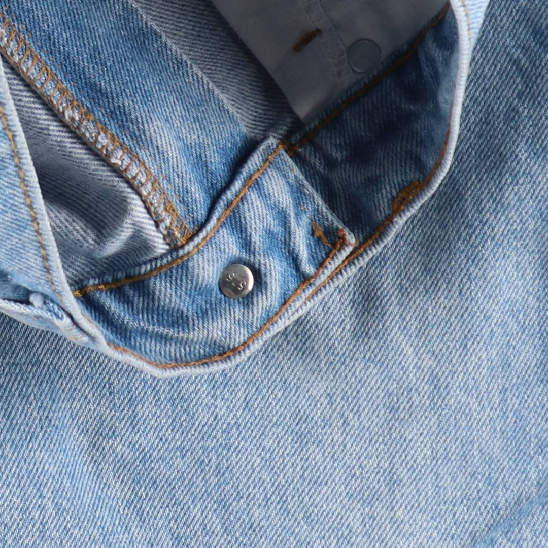 1990'S Levi's 40505-0214 Orange Tab Tapered Denim Pants, Made in USA, Men's W34 (approx.), Vintage cotton blue type Vintage Second Hand