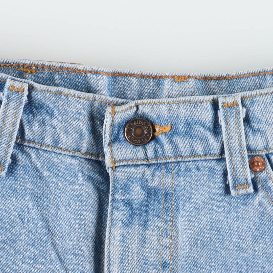 1990'S Levi's 40505-0214 Orange Tab Tapered Denim Pants, Made in USA, Men's W34 (approx.), Vintage cotton blue type Vintage Second Hand