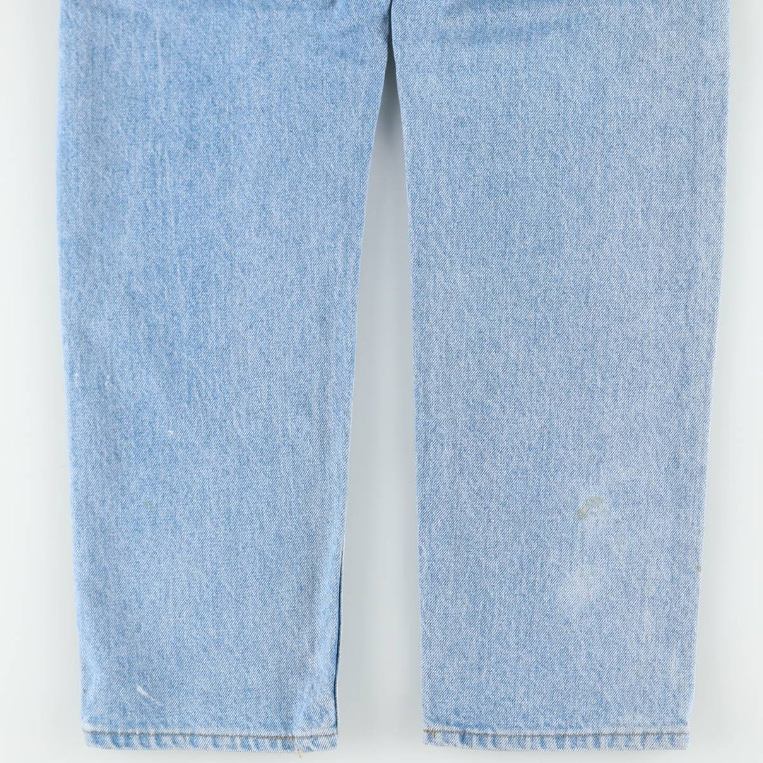 1990'S Levi's 40505-0214 Orange Tab Tapered Denim Pants, Made in USA, Men's W34 (approx.), Vintage cotton blue type Vintage Second Hand