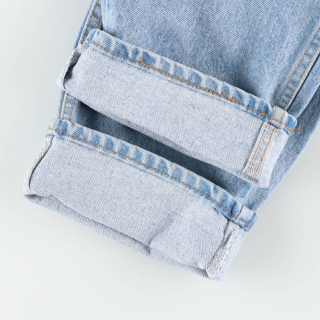1990'S Levi's 40505-0214 Orange Tab Tapered Denim Pants, Made in USA, Men's W34 (approx.), Vintage cotton blue type Vintage Second Hand