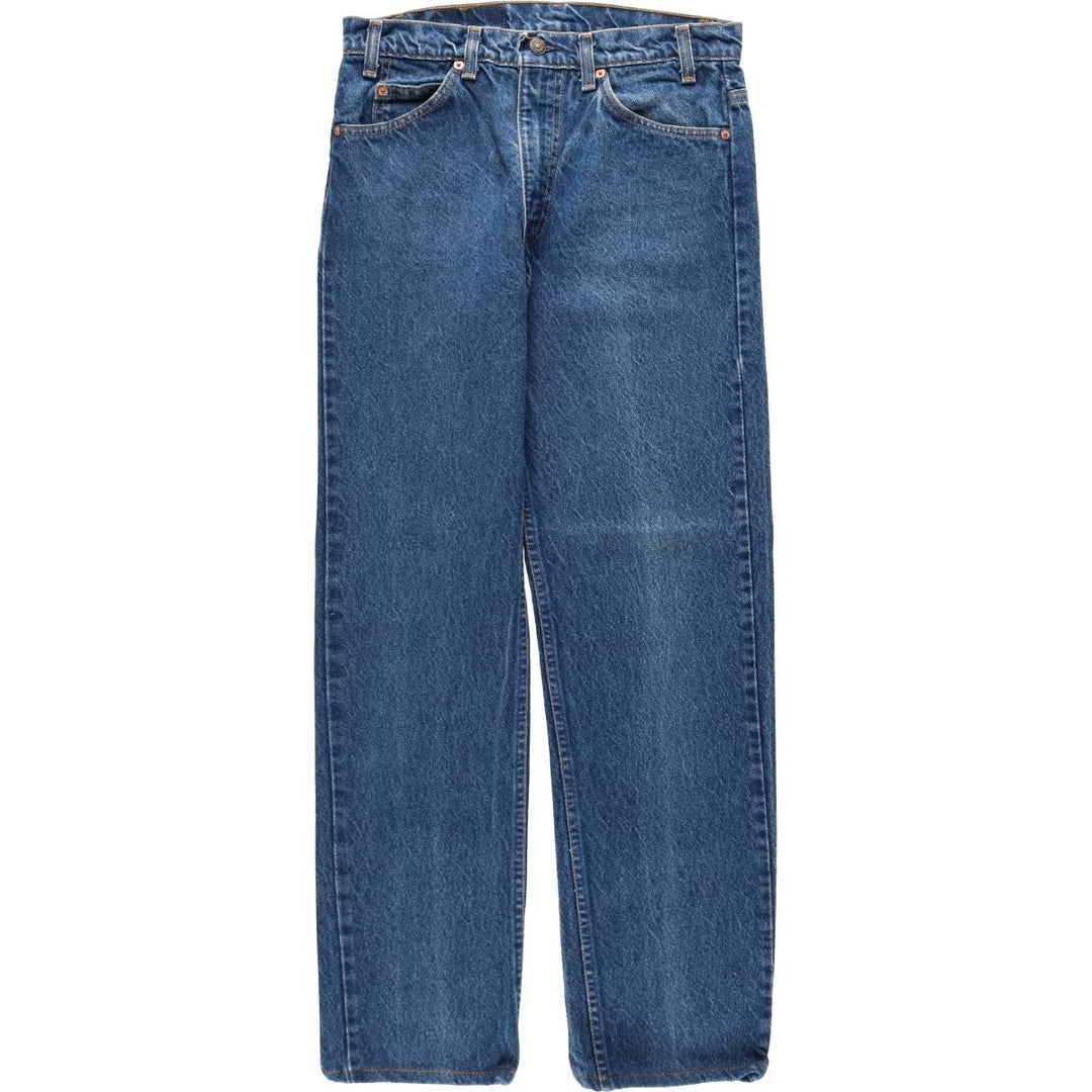 1990'S Levi's 505 Orange Tab Tapered Denim Pants, Made in USA, Men's Size W31 (approx.), Vintage cotton blue type Vintage Second Hand
