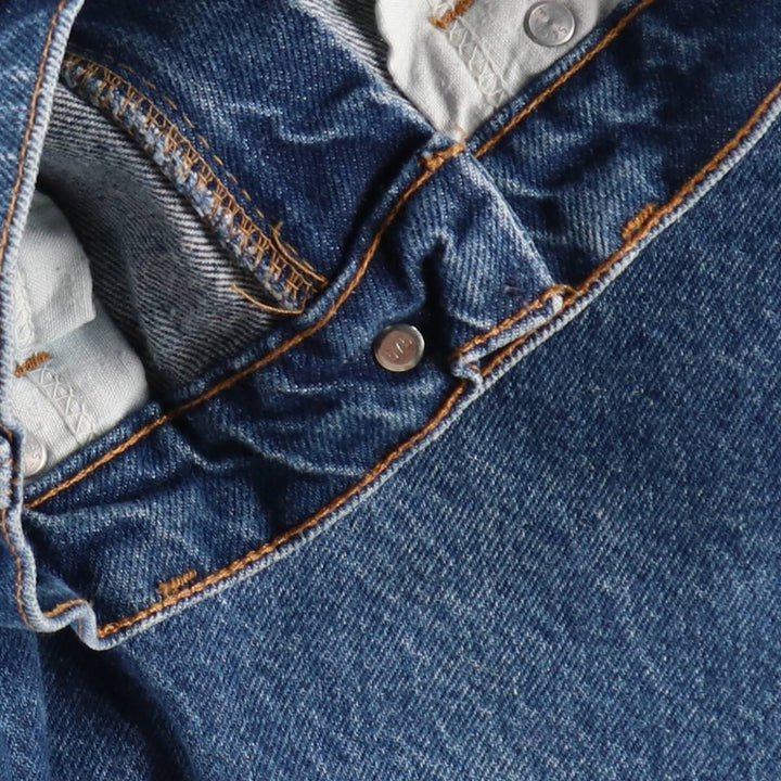 1990'S Levi's 505 Orange Tab Tapered Denim Pants, Made in USA, Men's Size W31 (approx.), Vintage cotton blue type Vintage Second Hand