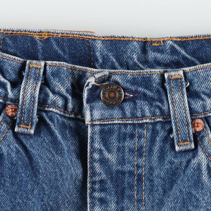 1990'S Levi's 505 Orange Tab Tapered Denim Pants, Made in USA, Men's Size W31 (approx.), Vintage cotton blue type Vintage Second Hand