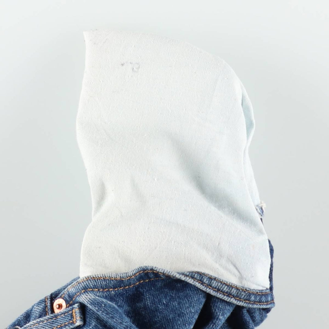 1990'S Levi's 505 Orange Tab Tapered Denim Pants, Made in USA, Men's Size W31 (approx.), Vintage cotton blue type Vintage Second Hand