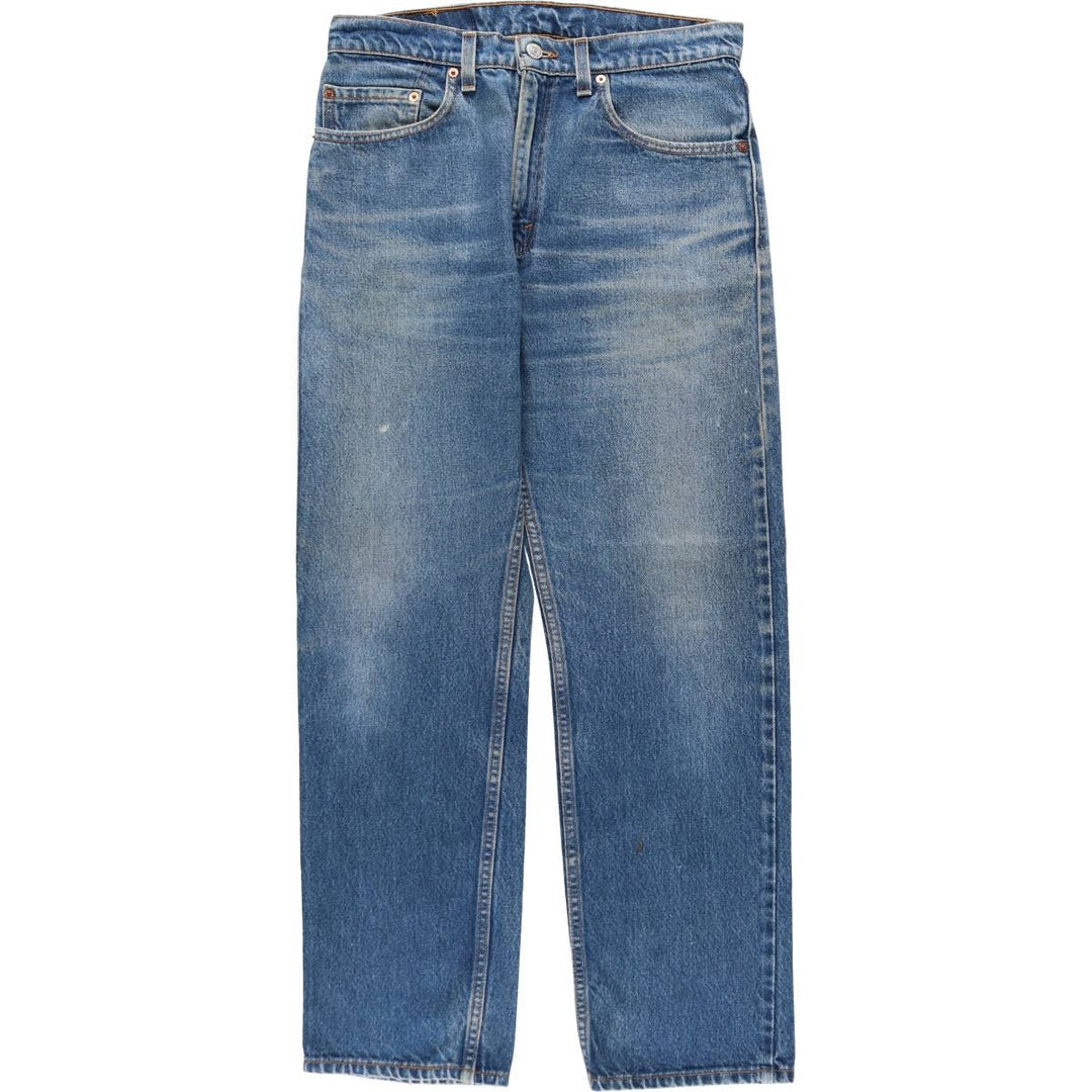 90'S Levi's 505 REGULAR FIT STRAIGHT LEG Tapered Denim Pants Made in USA Men's W32 Vintage cotton blue type Vintage Second Hand
