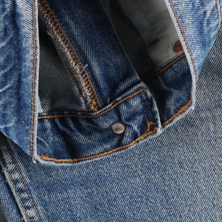 90'S Levi's 505 REGULAR FIT STRAIGHT LEG Tapered Denim Pants Made in USA Men's W32 Vintage cotton blue type Vintage Second Hand