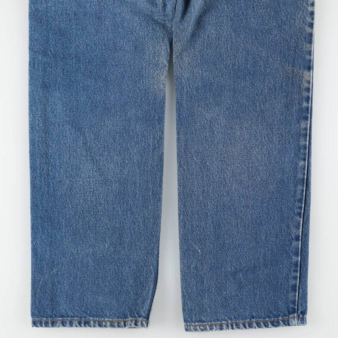 90'S Levi's 505 REGULAR FIT STRAIGHT LEG Tapered Denim Pants Made in USA Men's W32 Vintage cotton blue type Vintage Second Hand