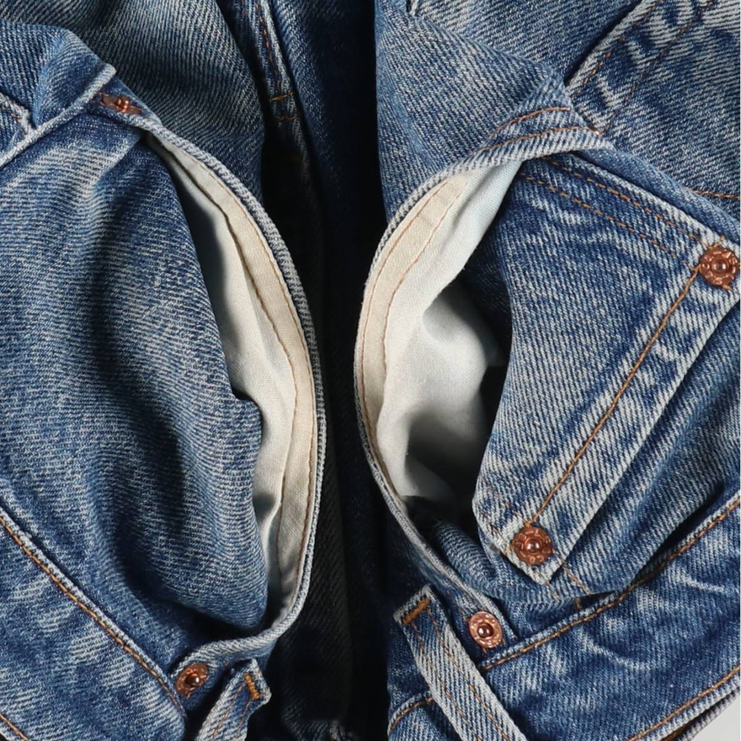 90'S Levi's 505 REGULAR FIT STRAIGHT LEG Tapered Denim Pants Made in USA Men's W32 Vintage cotton blue type Vintage Second Hand
