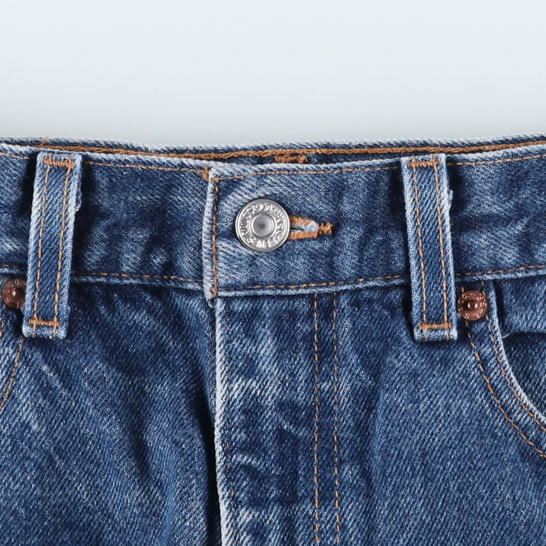 00'S Levi's 505 REGULAR FIT STRAIGHT LEG tapered denim pants made in USA men's w31 equivalent cotton blue type Vintage Second Hand