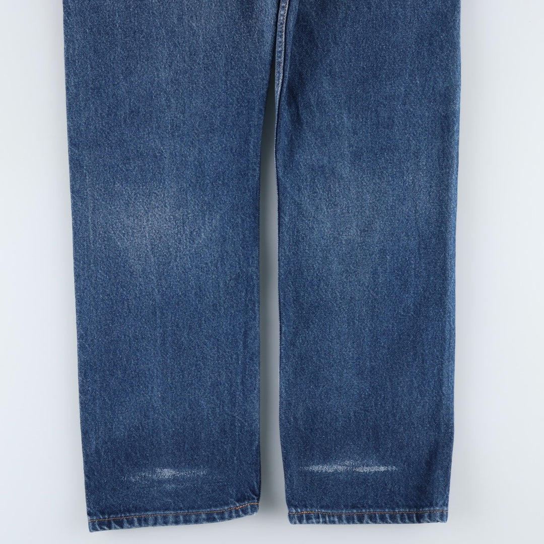 00'S Levi's 505 REGULAR FIT STRAIGHT LEG tapered denim pants made in USA men's w31 equivalent cotton blue type Vintage Second Hand