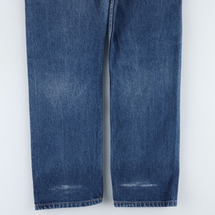 00'S Levi's 505 REGULAR FIT STRAIGHT LEG tapered denim pants made in USA men's w31 equivalent cotton blue type Vintage Second Hand