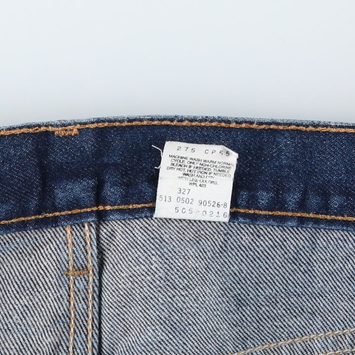 2000'S Levi's 505 Regular Fit Straight Leg Tapered Denim Pants, Made in USA, Men's Size 37 cotton blue type Vintage Second Hand