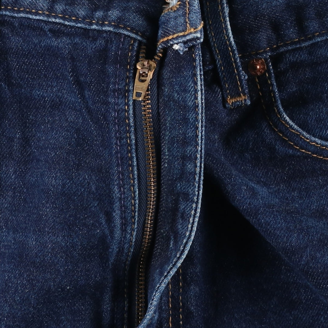 2000'S Levi's 505 Regular Fit Straight Leg Tapered Denim Pants, Made in USA, Men's Size 37 cotton blue type Vintage Second Hand
