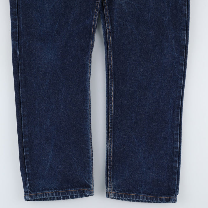2000'S Levi's 505 Regular Fit Straight Leg Tapered Denim Pants, Made in USA, Men's Size 37 cotton blue type Vintage Second Hand