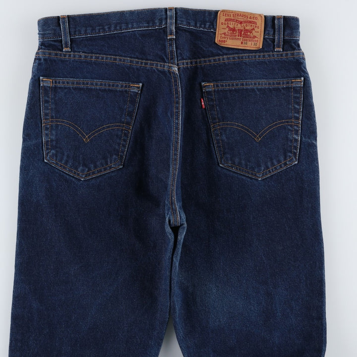 2000'S Levi's 505 Regular Fit Straight Leg Tapered Denim Pants, Made in USA, Men's Size 37 cotton blue type Vintage Second Hand