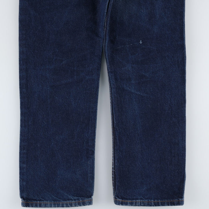 2000'S Levi's 505 Regular Fit Straight Leg Tapered Denim Pants, Made in USA, Men's Size 37 cotton blue type Vintage Second Hand