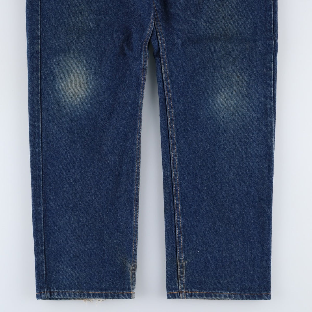 1990'S Levi's 40505-0215 Regular Fit Straight Leg Tapered Denim Pants, Made in USA, Men's Size W37 (approx.), Vintage cotton blue type Vintage Second Hand
