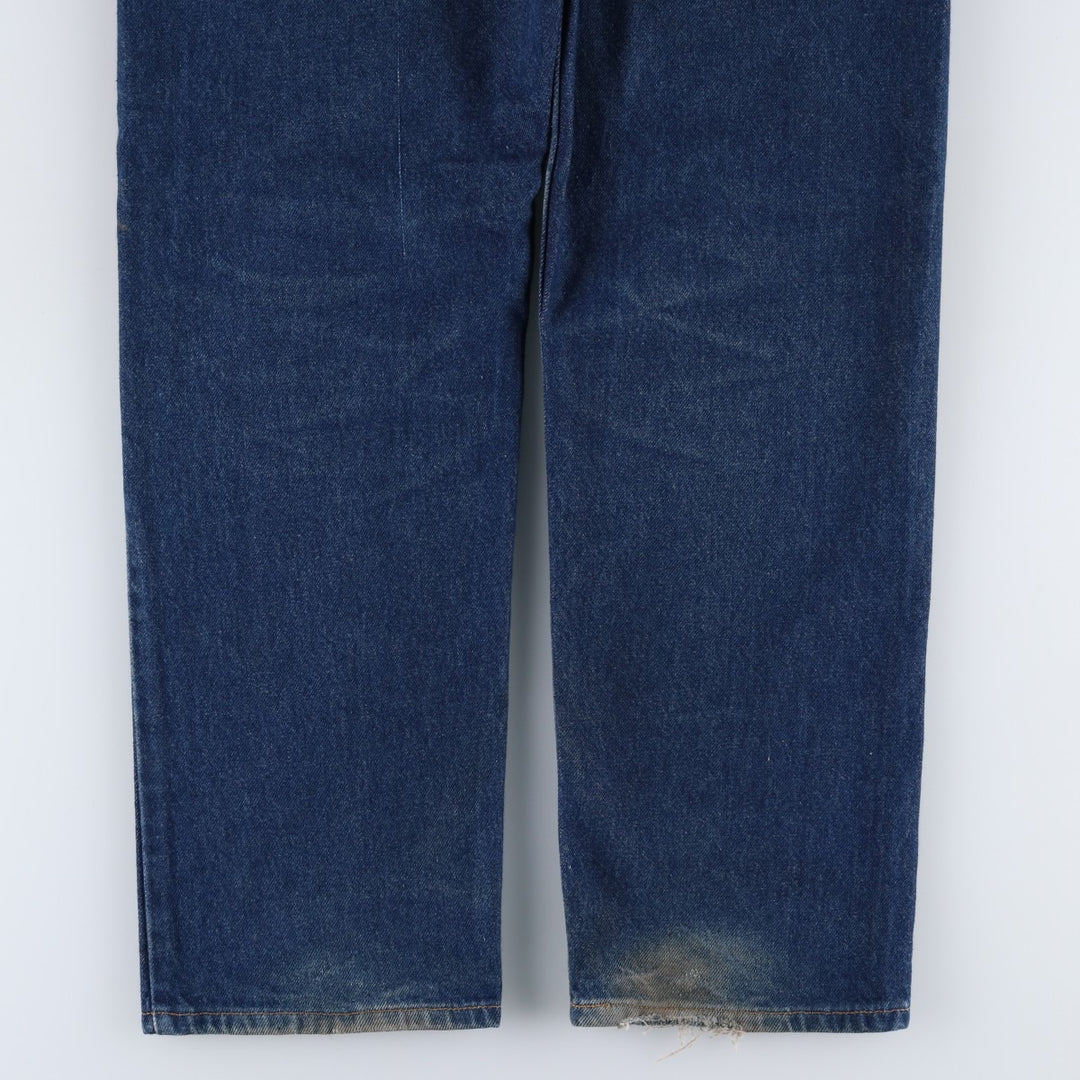 1990'S Levi's 40505-0215 Regular Fit Straight Leg Tapered Denim Pants, Made in USA, Men's Size W37 (approx.), Vintage cotton blue type Vintage Second Hand