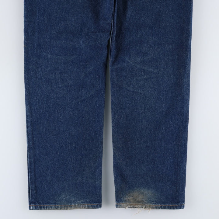 1990'S Levi's 40505-0215 Regular Fit Straight Leg Tapered Denim Pants, Made in USA, Men's Size W37 (approx.), Vintage cotton blue type Vintage Second Hand
