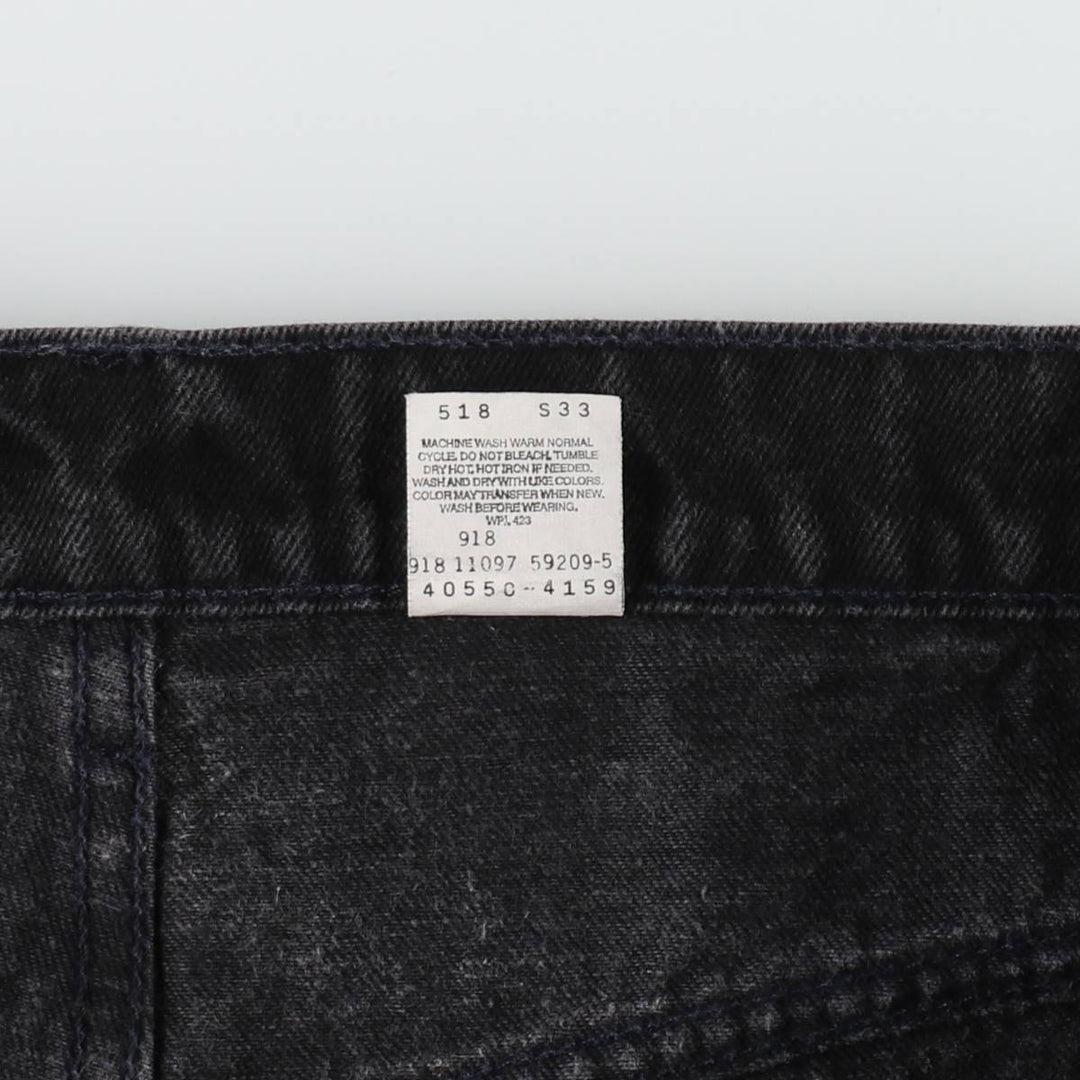 90'S Levi's 550 Relaxed Fit Orange Tab Tapered Denim Pants, Men's W37 (approx.), Vintage cotton black type Vintage Second Hand