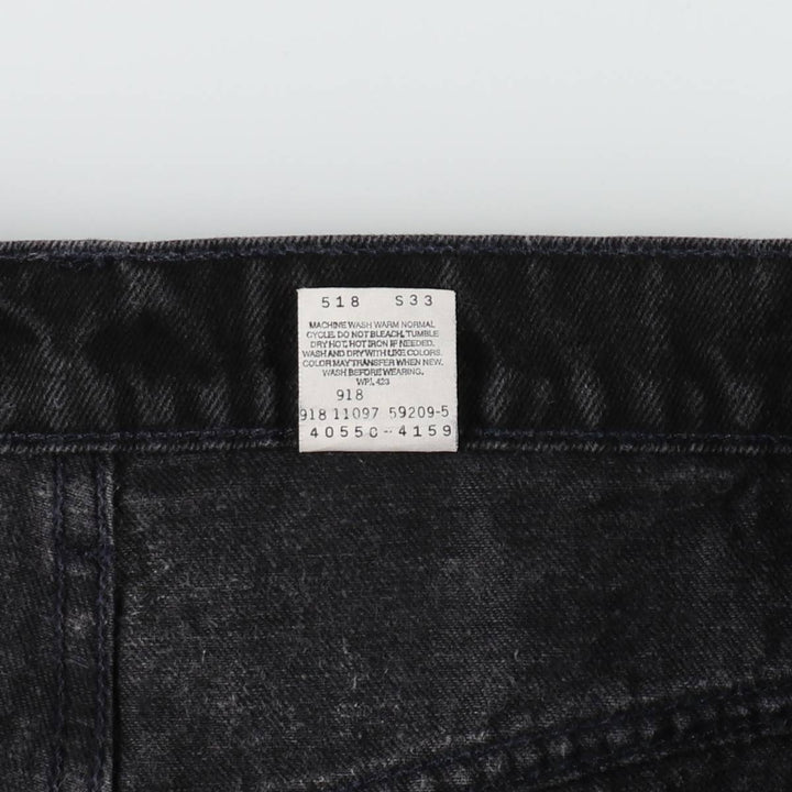 90'S Levi's 550 Relaxed Fit Orange Tab Tapered Denim Pants, Men's W37 (approx.), Vintage cotton black type Vintage Second Hand