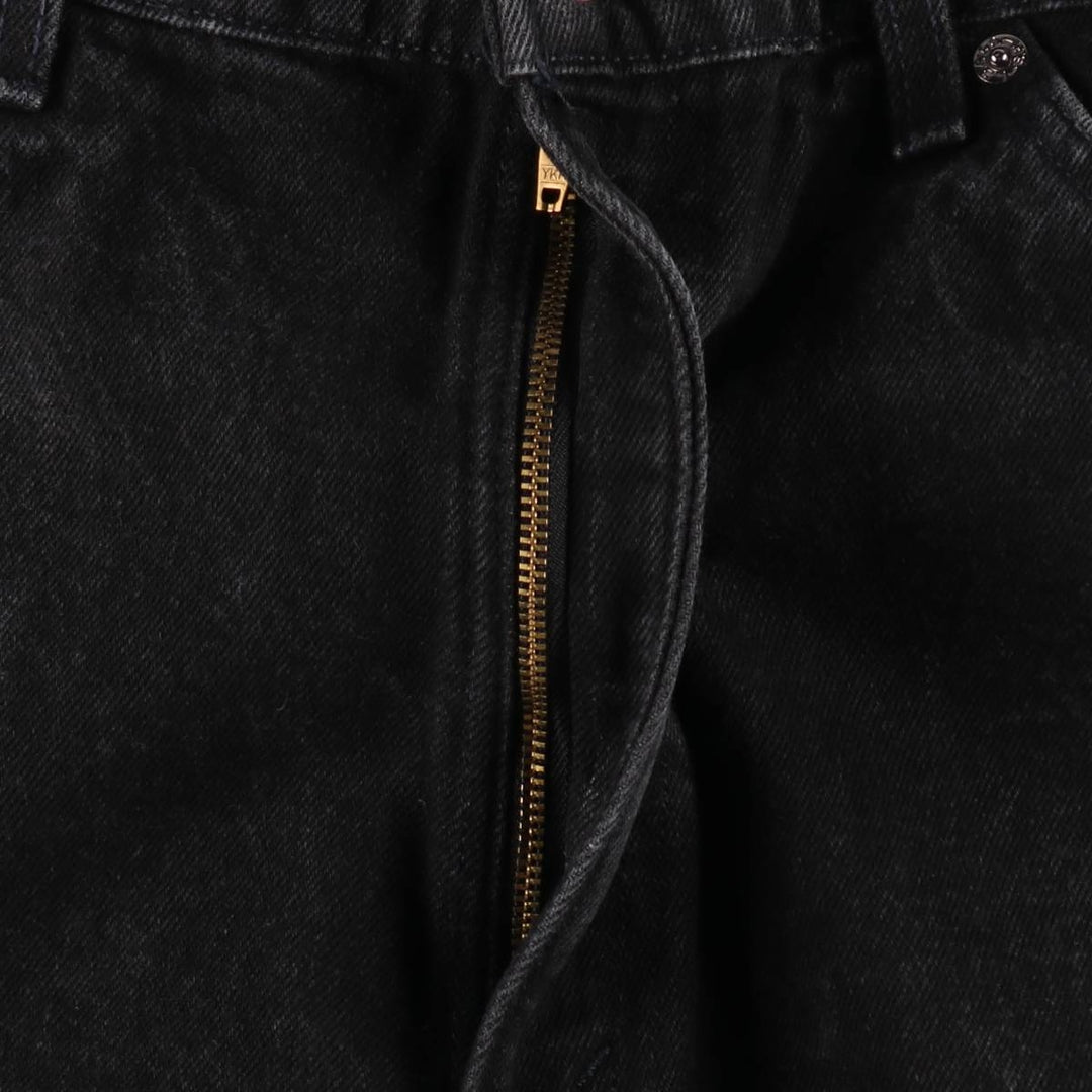 90'S Levi's 550 Relaxed Fit Orange Tab Tapered Denim Pants, Men's W37 (approx.), Vintage cotton black type Vintage Second Hand