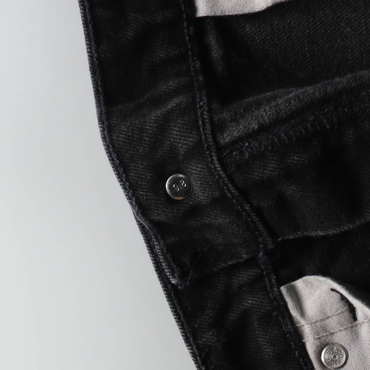 90'S Levi's 550 Relaxed Fit Orange Tab Tapered Denim Pants, Men's W37 (approx.), Vintage cotton black type Vintage Second Hand