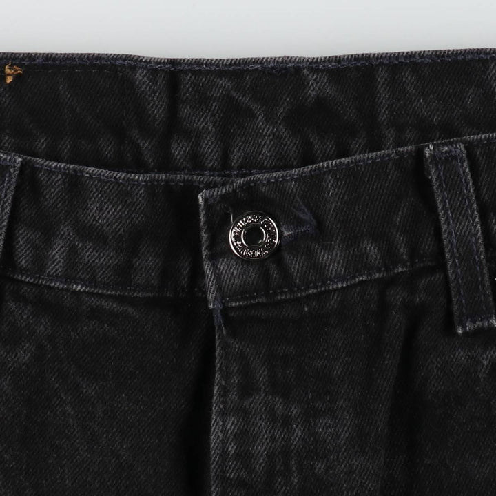 90'S Levi's 550 Relaxed Fit Orange Tab Tapered Denim Pants, Men's W37 (approx.), Vintage cotton black type Vintage Second Hand