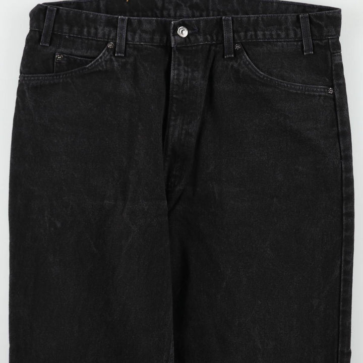 90'S Levi's 550 Relaxed Fit Orange Tab Tapered Denim Pants, Men's W37 (approx.), Vintage cotton black type Vintage Second Hand