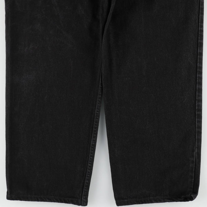 90'S Levi's 550 Relaxed Fit Orange Tab Tapered Denim Pants, Men's W37 (approx.), Vintage cotton black type Vintage Second Hand