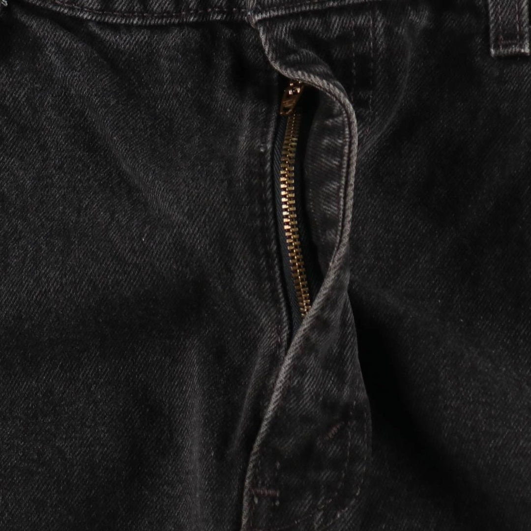 90'S Levi's 560 Loose Fit Tapered Leg Black Denim Pants, Made in USA, Men's Size 35 cotton black type Vintage Second Hand
