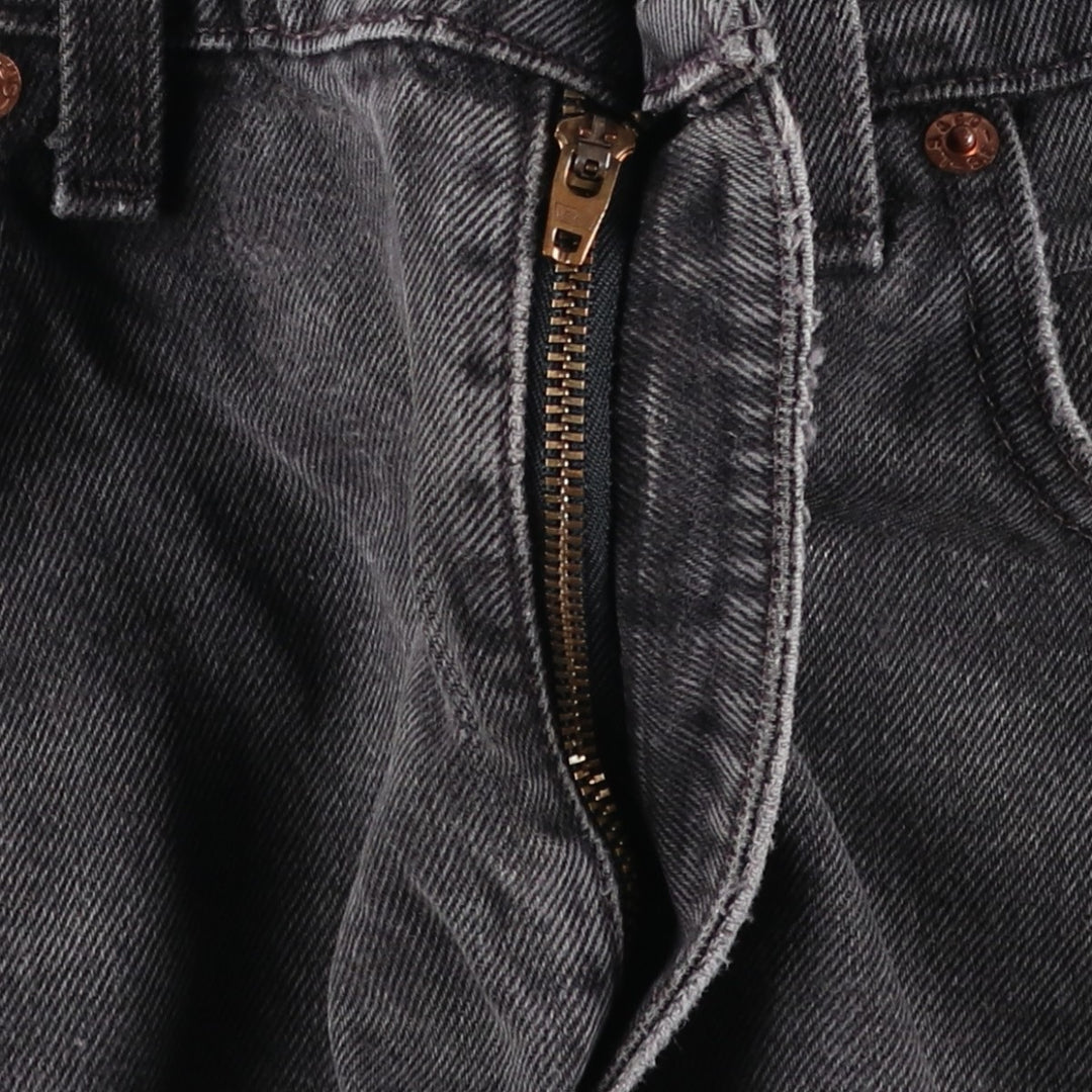 90'S Levi's 560 Loose Fit Tapered Leg Black Denim Tapered Jeans, Made in USA, Men's Size W29 (approx.), Vintage cotton black type Vintage Second Hand