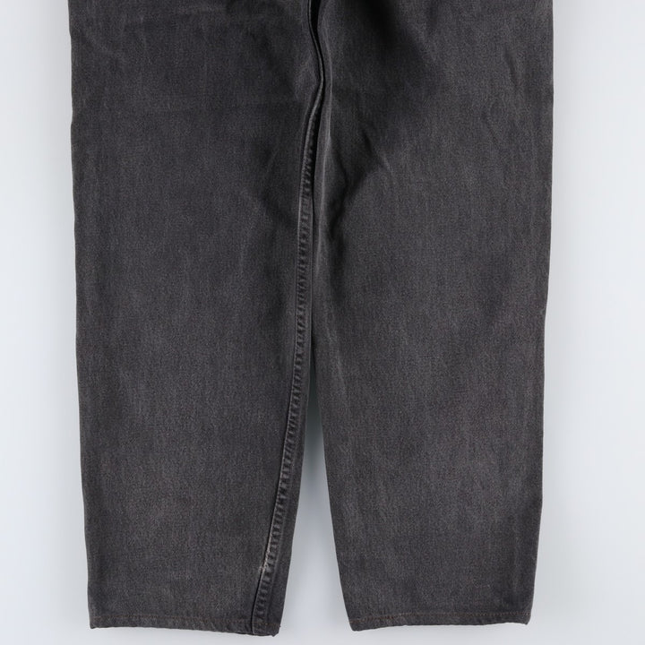 90'S Levi's 560 Loose Fit Tapered Leg Black Denim Tapered Jeans, Made in USA, Men's Size W29 (approx.), Vintage cotton black type Vintage Second Hand