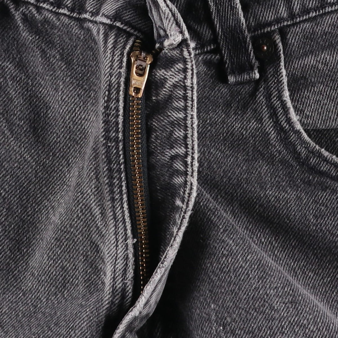 1990'S Levi's 560-0260 Black Denim Tapered Jeans, Made in USA, Men's W30 (approx.), Vintage cotton black type Vintage Second Hand