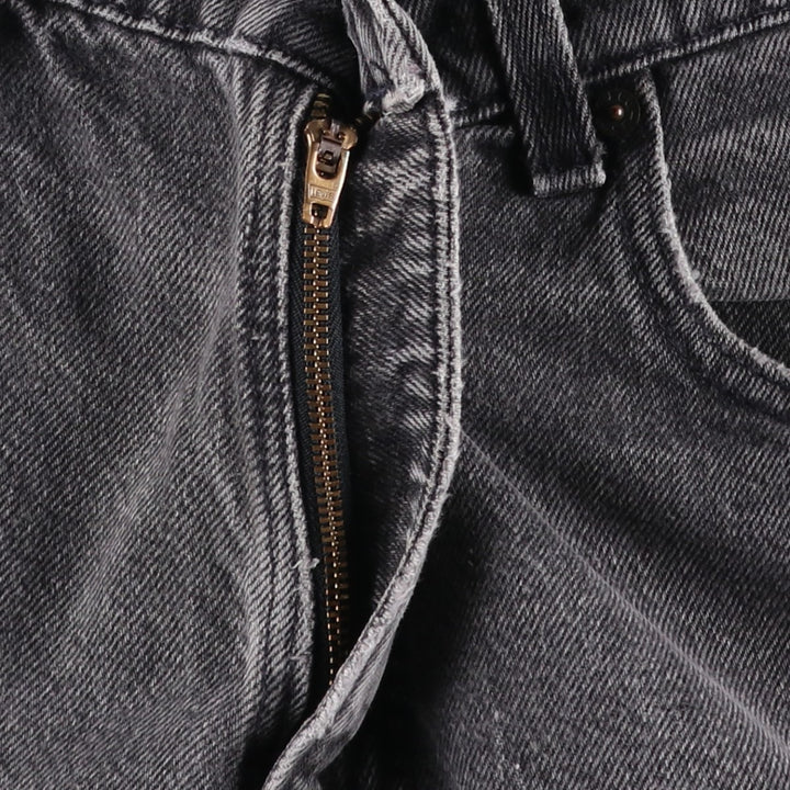 1990'S Levi's 560-0260 Black Denim Tapered Jeans, Made in USA, Men's W30 (approx.), Vintage cotton black type Vintage Second Hand