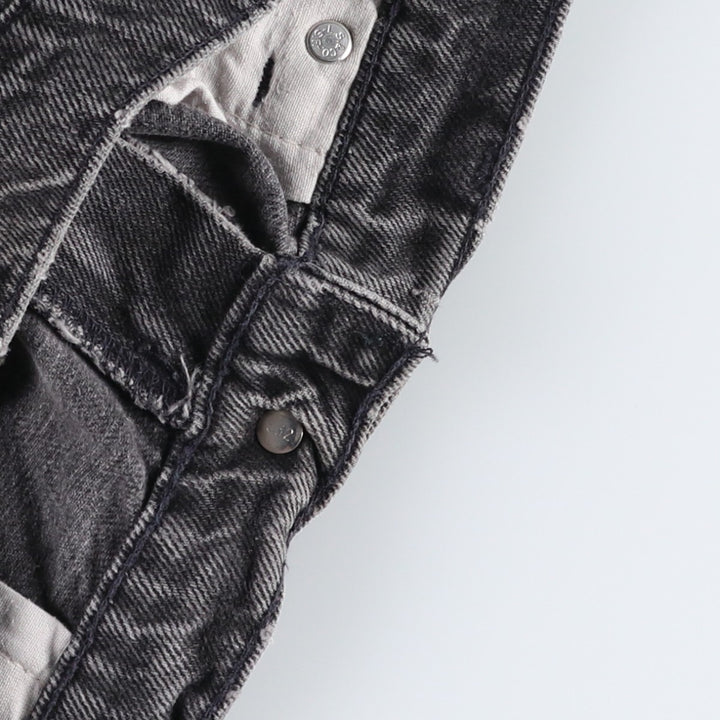 1990'S Levi's 560-0260 Black Denim Tapered Jeans, Made in USA, Men's W30 (approx.), Vintage cotton black type Vintage Second Hand