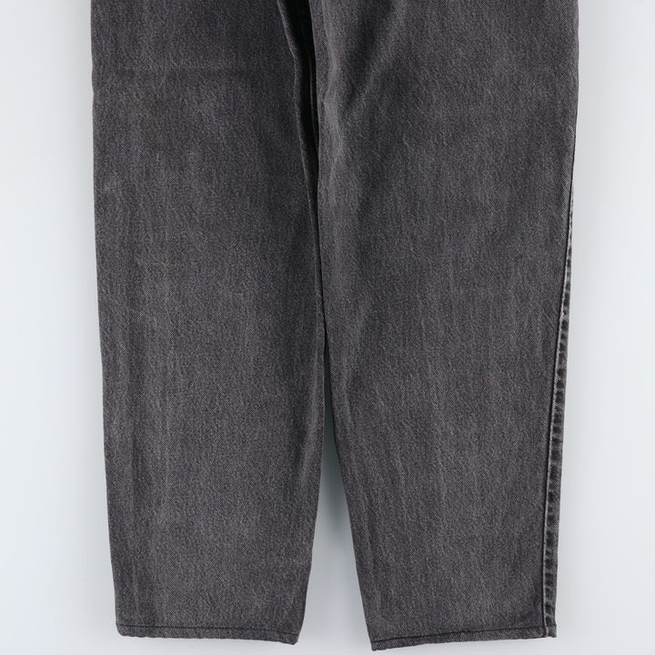 1990'S Levi's 560-0260 Black Denim Tapered Jeans, Made in USA, Men's W30 (approx.), Vintage cotton black type Vintage Second Hand