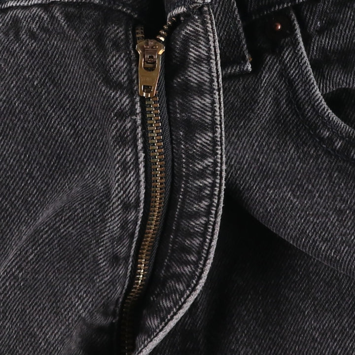 90'S Levi's 550-0260 Black Denim Tapered Denim Pants Made in USA Men's W33 Vintage cotton black type Vintage Second Hand