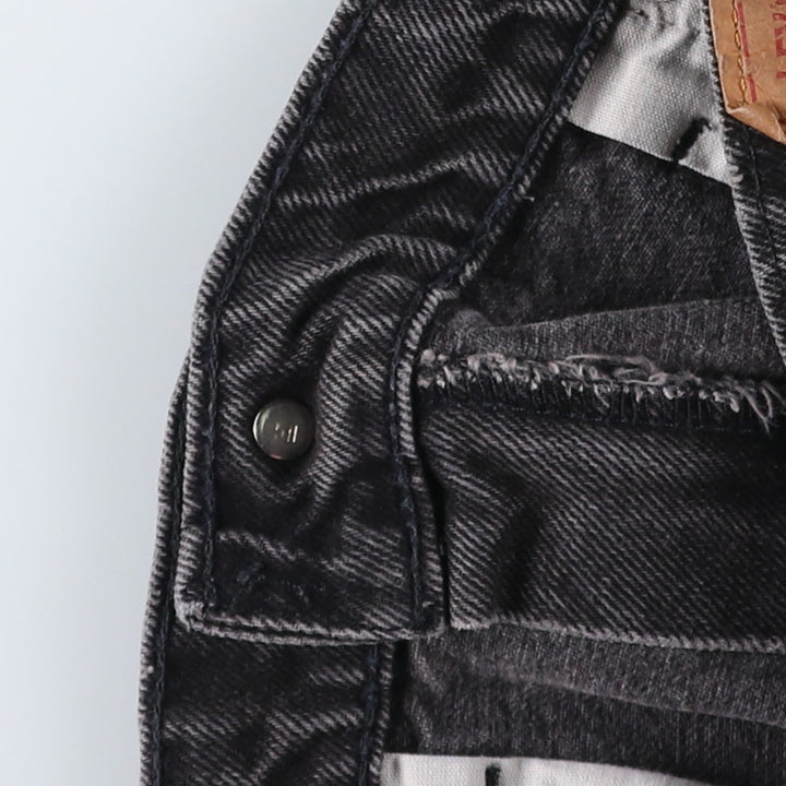 90'S Levi's 550-0260 Black Denim Tapered Denim Pants Made in USA Men's W33 Vintage cotton black type Vintage Second Hand