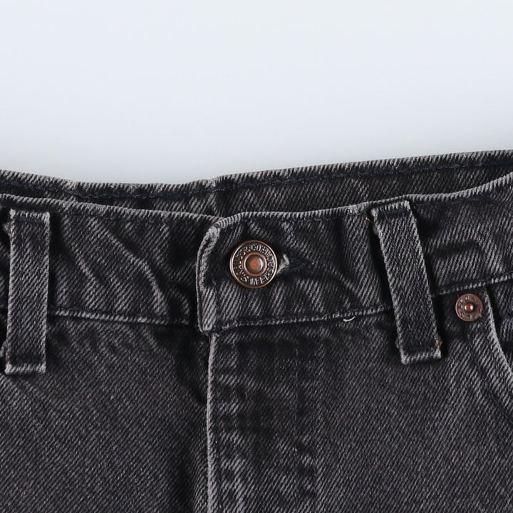 90'S Levi's 550-0260 Black Denim Tapered Denim Pants Made in USA Men's W33 Vintage cotton black type Vintage Second Hand